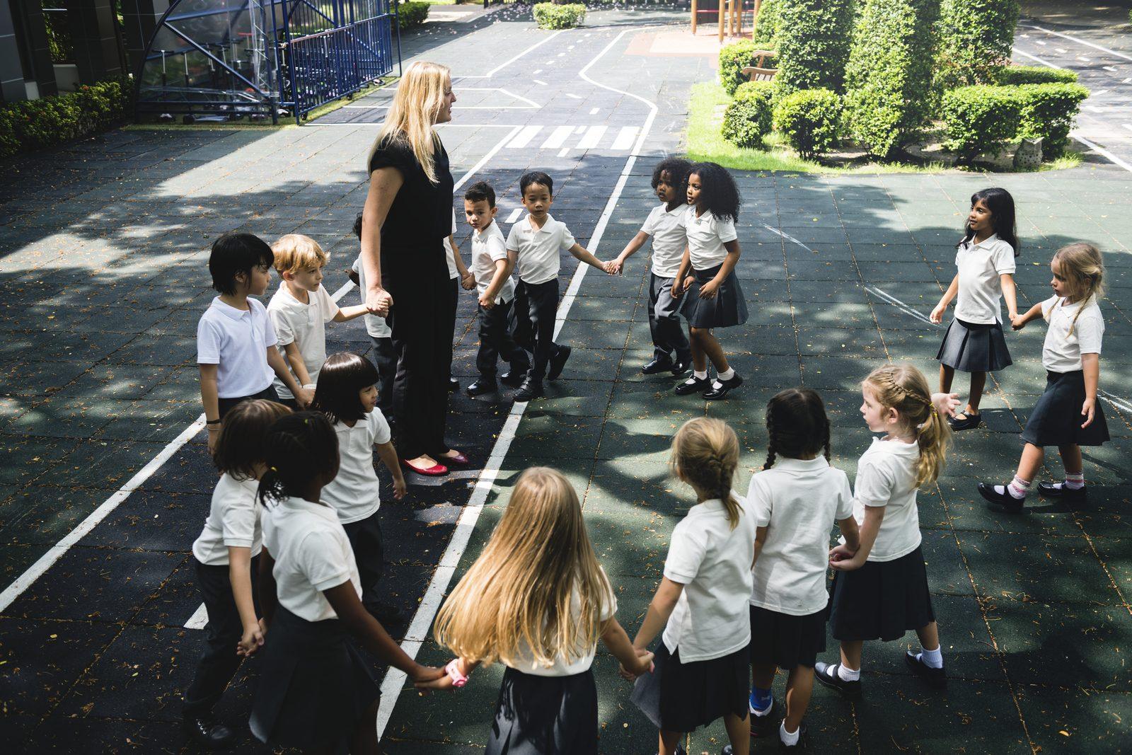 Primary pupils enjoying a lesson